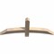 Ekena Millwork Bellingham Smooth Timber Gable Bracket, Douglas Fir, 48"W x 18"H x 3 1/2"D x 3 1/2"F, 9/12 Pitch GBW048X18X0404BEL00SDF - alternate 3